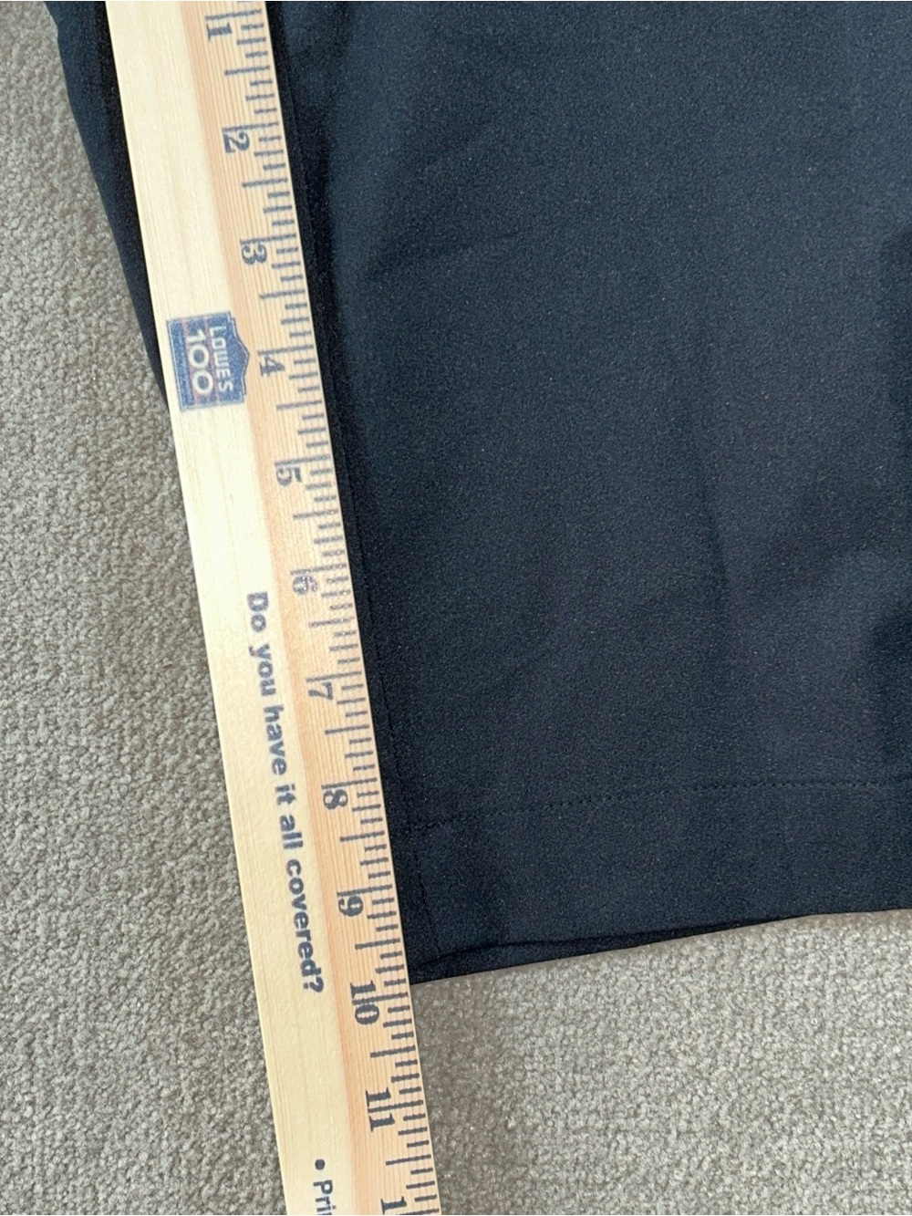NWT!  RLX Ralph Lauren Tailored Fit Golf Shorts Black Size 32 10” Inseam - Picture 3 of 11